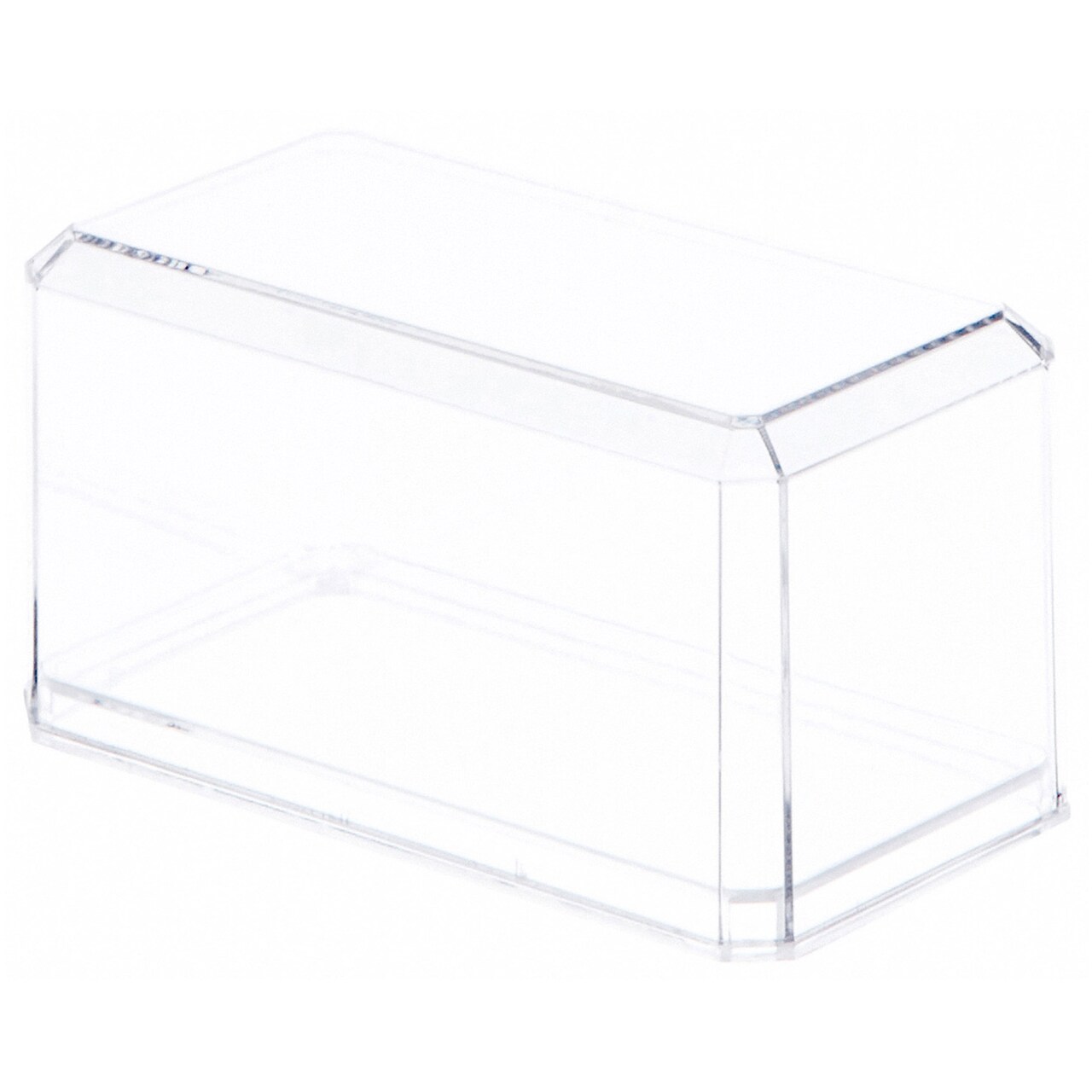 Pioneer Plastics 164C Clear Plastic Display Case for 1:64 Scale Cars, 3.5" W x 1.625" D x 1.75" H (Mailer Box)